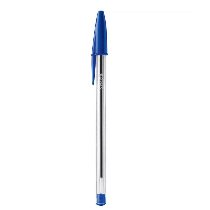 Caixa com 50 unidades de caneta bic cristal 1.0 azul
