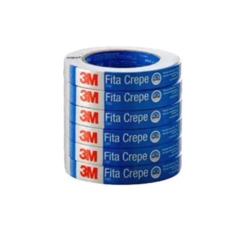 Fita Adesiva Crepe 18mmx50m 2352 3m - PCT c/6
