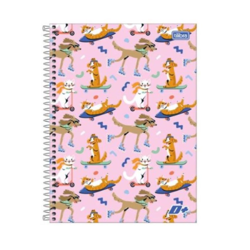 Caderno Espiral Universitario d+ Capa Dura Sortido 96fls 1 Materia 139246 Tilibra
