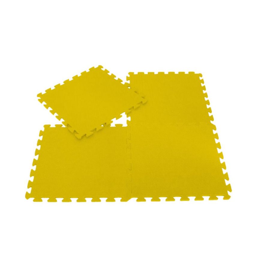Tatame em Eva 100cm x 100cm x 15mm Amarelo  Seller