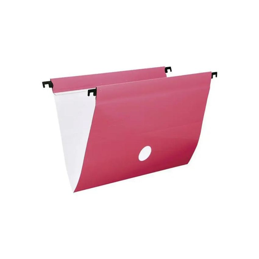 Pasta Suspensa Delloplus Plastificada c/ Grampo Rosa 0099 Dello