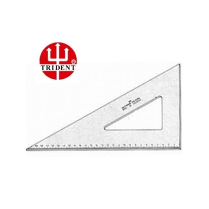 Esquadro Acrílico 60 Graus C/escala 28cm  Trident