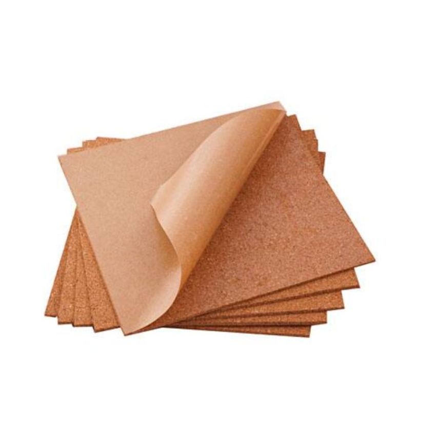 Cortiça Auto Adesiva 290x290x4mm Pct C/6  Cortiarte