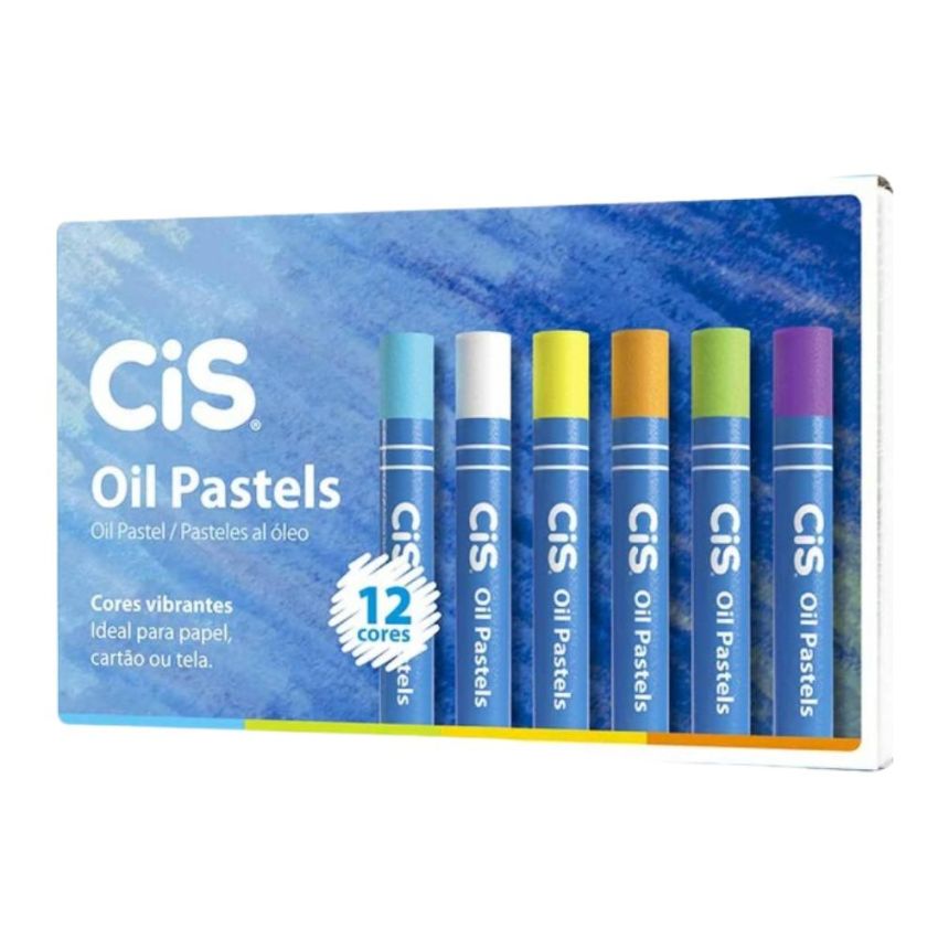 Giz Pastel Oleoso c/ 12 Cores 58.6900 Cis