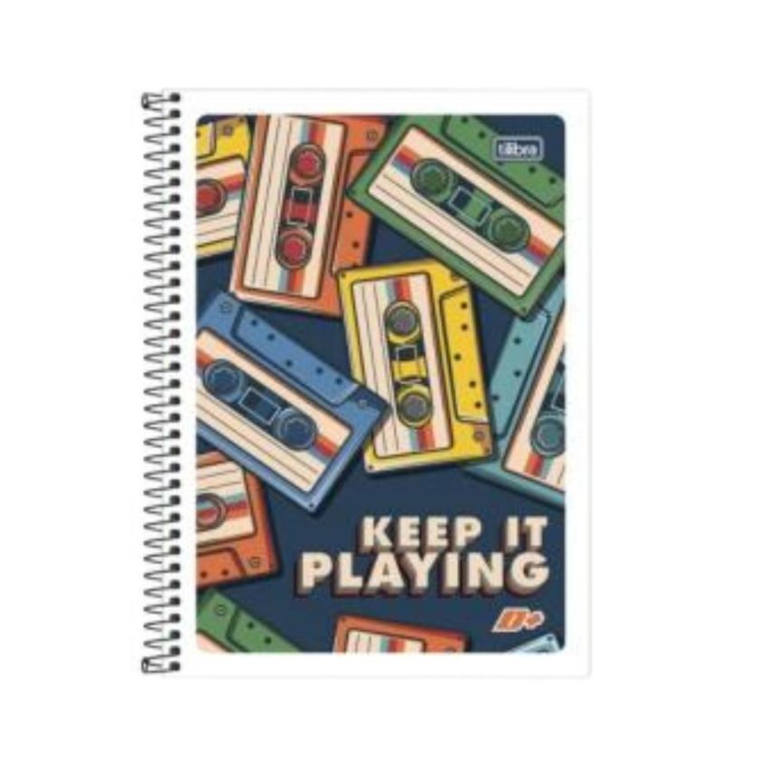 CADERNO ESPIRAL UNIVERSITARIO D+ CAPA FLEX 96 FL 114774 TILIBRA - pacote com 5 unidades