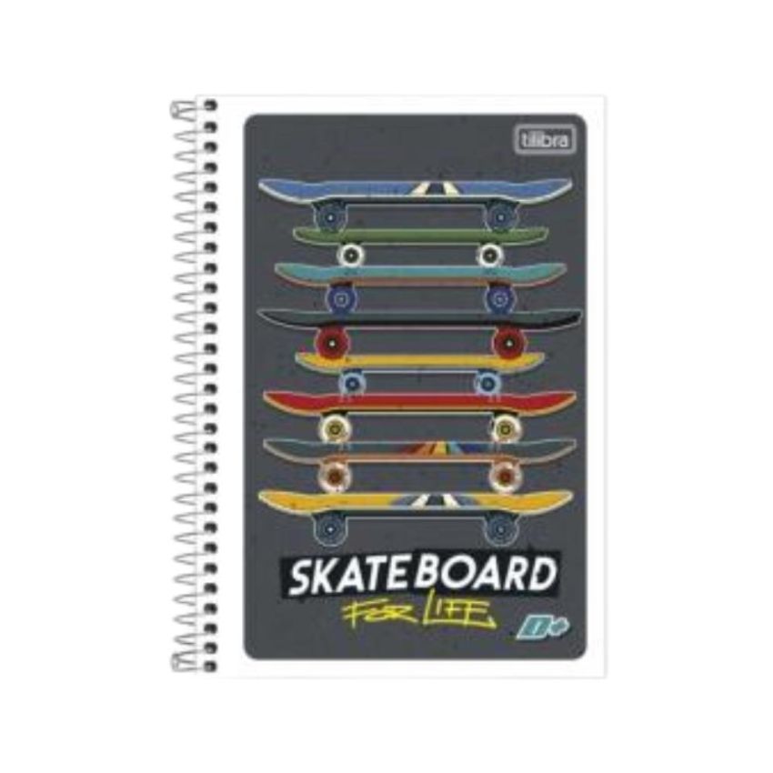 Kit c/ 4 Unidades Caderno Espiral Universitário D+ Masculino Capa Dura 96 Fls 127957 Tilibra