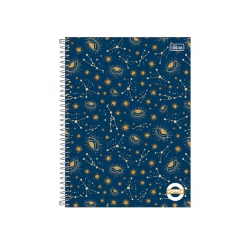 Caderno Espiral Universitario Pepper Capa Dura Sortido 80fls 1 Materia 179914 Tilibra
