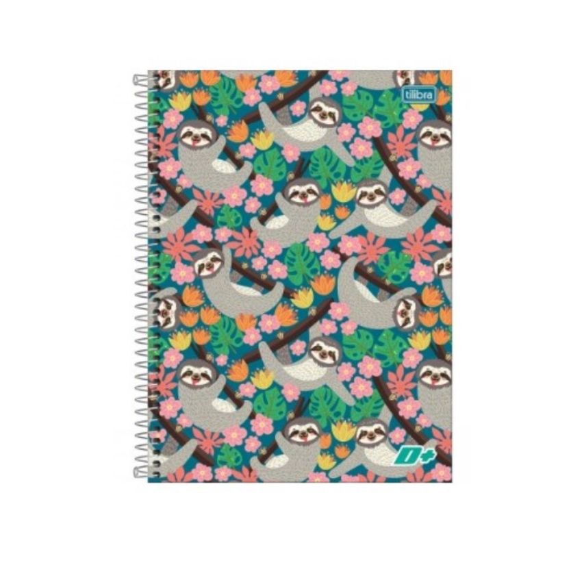 Kit com 4 Unidades Caderno Espiral Universitário D+ Capa Dura Sortido 96 Fls 1 Matéria 139246 Tilibra