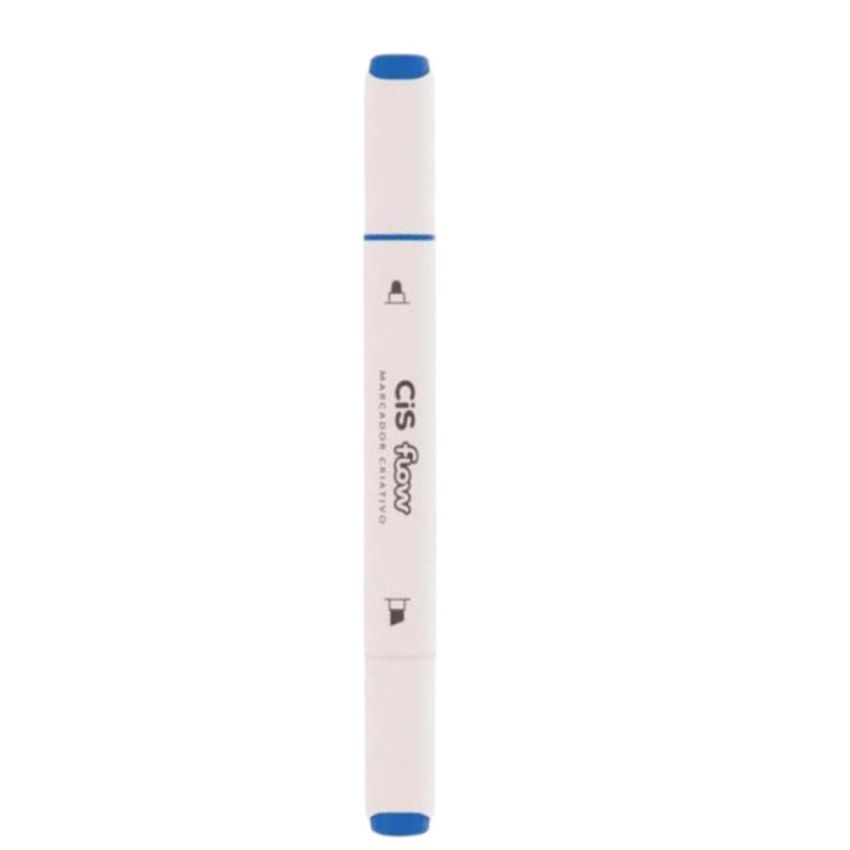 Marcador Criativo Flow Ponta Dupla Azul Royal N30 5.7799 Cis