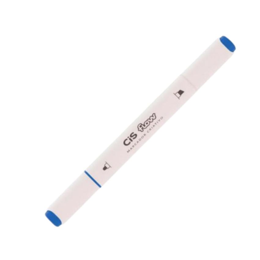 Marcador Criativo Flow Ponta Dupla Azul Royal N30 5.7799 Cis