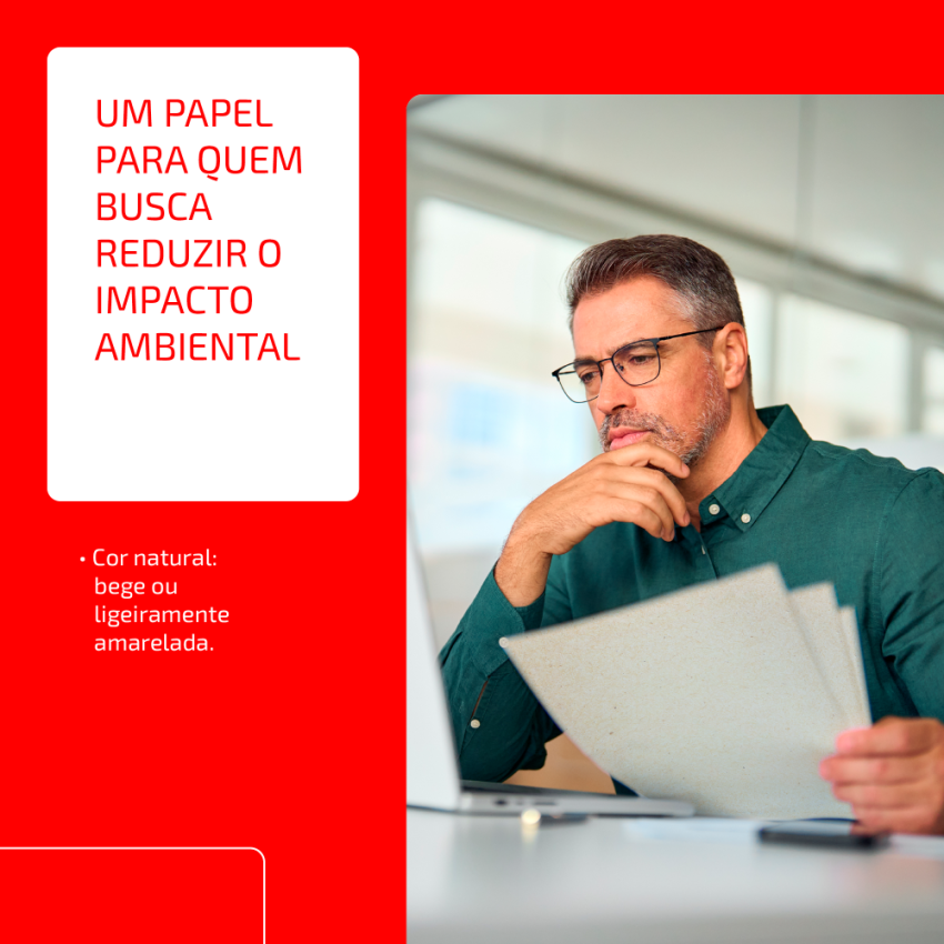 Papel Sulfite Para Impressao  Reciclado a4 75gr  500fl Chamex