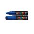 Kit com 6 unid. Caneta Uni-posca Pc-8k Azul 32.8400 Uniball.