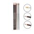 Kit c/ 4 lápis dermatográfico  Mitsubishi 2 bc, 1 pt, 1 mr