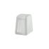 Porta Guardanapo Seda 14x14cm Branco Fortcom