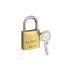 Cadeado em Latao Macico Com 2 Chaves cl 30mm 01 Und Land