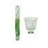 Copo Plast. pp Desc. Biodegradavel 50ml Verde Translucido C/100 Abnt2012 Ecocoppo Green