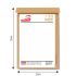 Envelope Bolha Kraft 25 x 35 Oficio  Radex