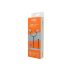 Cabo Trio Type c Micro Usb c Lightning em Nylon 1m Ce301 Cinza 487379 Oex