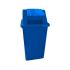 Coletor de Lixo 60l Azul C/tampa Basculante Cv61az Bralimpia