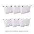 Organizador Dellocolor c/ 6 Pastas Suspensas Delloplus Cristal 0320 Dello