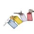 Chaveiro Plastico c/ Etiqueta Cores Sortidas C/100 Ref 10180004 Waleu