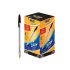 Caixa com 50 unidades de caneta Bic cristal 1.0 preta
