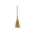 Vassoura Palha Natural 5 Fios Com Cabo Madeira Fixo 1,20m Faxinei