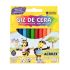 KIT COLORIR ACRILEX COM LÁPIS DE COR, GIZ DE CERA E TINTAS GUACHE, PINTURA A DEDO E COLA COLORIDA