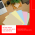 Papel Sulfite Para Impressao  Colorido a4 75gr Rosa 500 Folhas Chamex